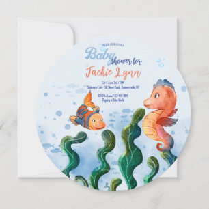 Invitation Baby shower de Little Seahorse