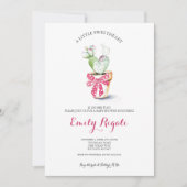 Invitation Baby shower de Little Sweetheart Cactus (Devant)