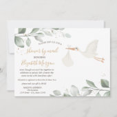 Invitation Baby shower de livraison de stockage par courrier (Devant)