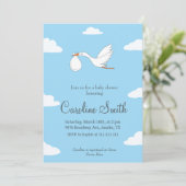 Invitation Baby shower de livraison spécial de la réserve Inv (Debout devant)