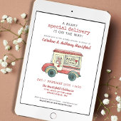 Invitation Baby shower de livraison spéciale