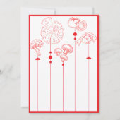 Invitation Baby shower de livraison spéciale Pizza (Dos)