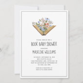 Invitation Baby shower de livre (Devant)