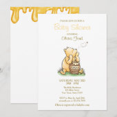 Invitation Baby shower de livre classique (Devant / Derrière)