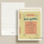Invitation Baby shower de livre d'histoire