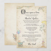 Invitation Baby shower de livre d'histoires (Devant / Derrière)