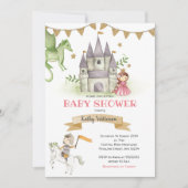 Invitation Baby shower de livre d'histoires (Devant)