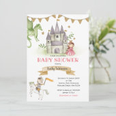 Invitation Baby shower de livre d'histoires (Debout devant)