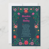 Invitation Baby shower de livre d'histoires sur la (Dos)