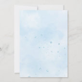 Invitation Baby shower de l'ours (Dos)