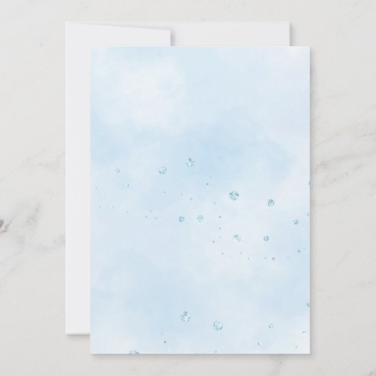 Invitation Baby shower de l'ours (Dos)