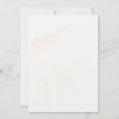 Invitation Baby shower de l'ours crémeux (Dos)