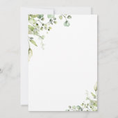 Invitation Baby shower de l'ours en peluche (Dos)