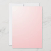 Invitation Baby shower de l'ours en peluche mignon (Dos)