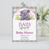 Invitation Baby shower de l'ours Koala (Debout devant)