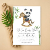 Invitation Baby shower de l'ours Panda