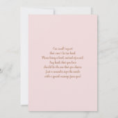 Invitation Baby shower de l'ours Twin Girls (Dos)