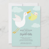 Invitation Baby shower de Magasin Jaune Cute (Devant)