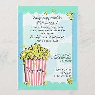 Invitation Baby shower de maïs