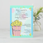 Invitation Baby shower de maïs (Debout devant)