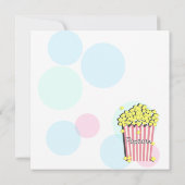 Invitation Baby shower de maïs (Dos)