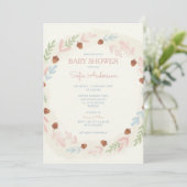 Invitation Baby shower de maïs de Woodland (Debout devant)