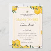 Invitation Baby shower de maman à abeille (Devant)