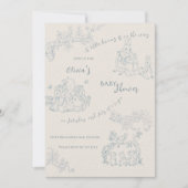 Invitation Baby shower de maman de Peter Rabbit (Devant)