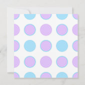 Invitation Baby shower de maman enceinte (Dos)