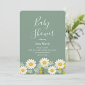 Invitation Baby shower de marais (Debout devant)