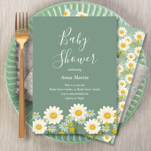Invitation Baby shower de marais