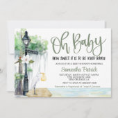 Invitation Baby shower de marais Bayou (Devant)