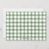 Invitation Baby shower de marais Bayou (Dos)