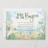 Invitation Baby shower de marais Bayou (Devant)