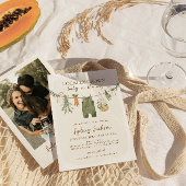 Invitation Baby shower de marché des fermiers cultivés locale