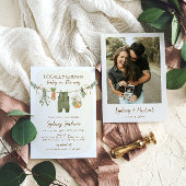 Invitation Baby shower de marché des fermiers cultivés locale