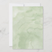 Invitation Baby shower de marché des producteurs de pois doux (Dos)