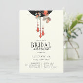 Invitation Baby Shower de Mariage d'Automne de Minuit (Debout devant)