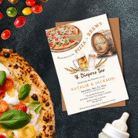 Baby shower de marionnettes de pizza et de plongeu