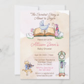 Invitation Baby shower de Mère Goose (Devant)