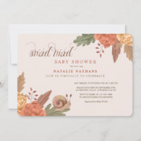 Baby shower de messagerie de l'escargot