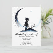 Invitation Baby shower de Ninja (Debout devant)