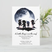 Invitation Baby shower de Ninja (Debout devant)