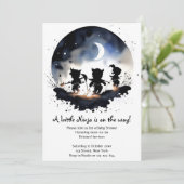 Invitation Baby shower de Ninja (Debout devant)