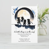 Invitation Baby shower de Ninja (Debout devant)