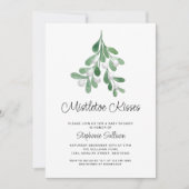 Invitation Baby shower de Noël (Devant)