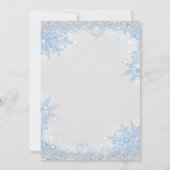 Invitation Baby shower de Noël (Dos)