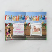 Invitation baby shower de Noël (Intérieur)