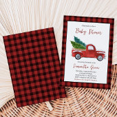 Invitation Baby Shower de Noël