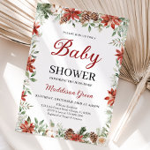 Invitation Baby Shower de Noël